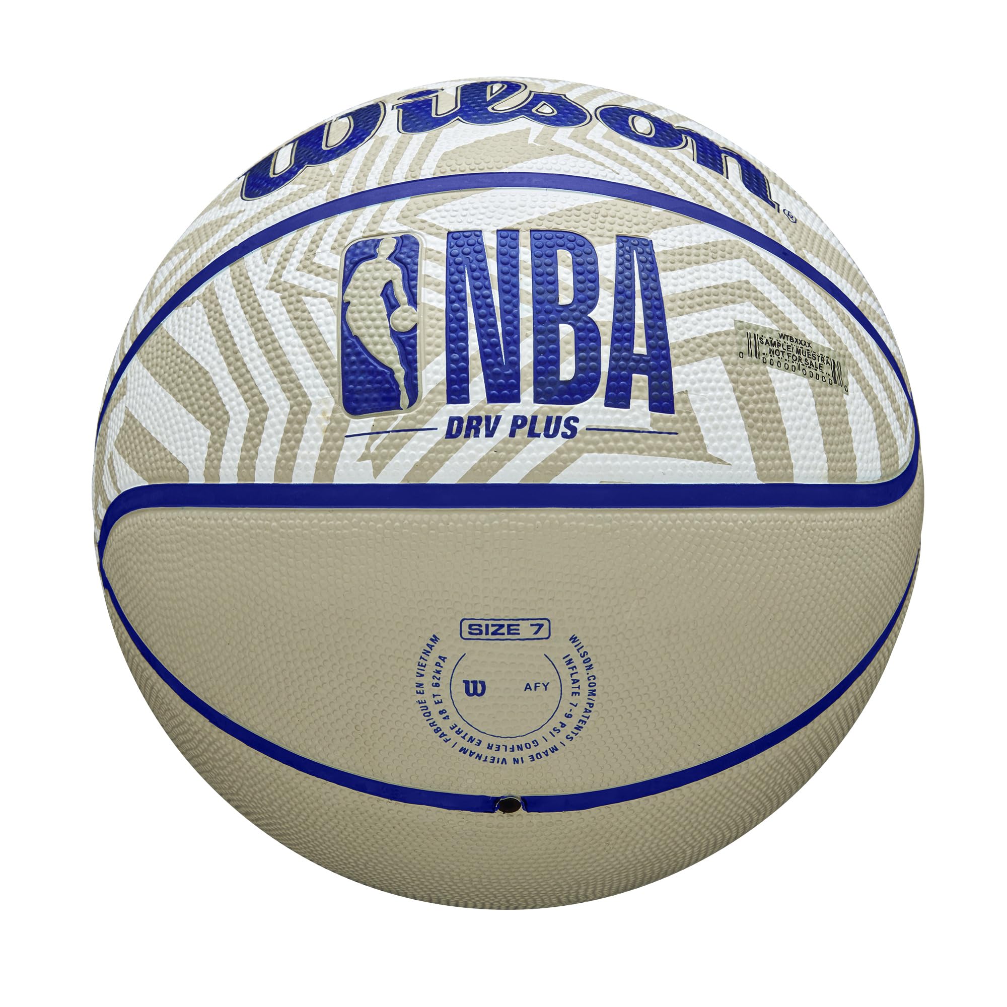 WILSON NBA DRV Outdoor Basketball - Indigo/Beige, Size 5-27.5"