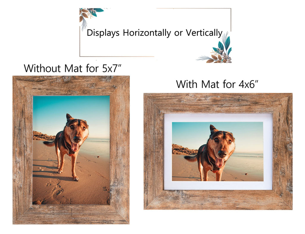 Califortree Black 11x14 Picture Frame - Display Photos 8x10 with Mat or 11x14 Without Mat - HD Glass Inside, Set of 2