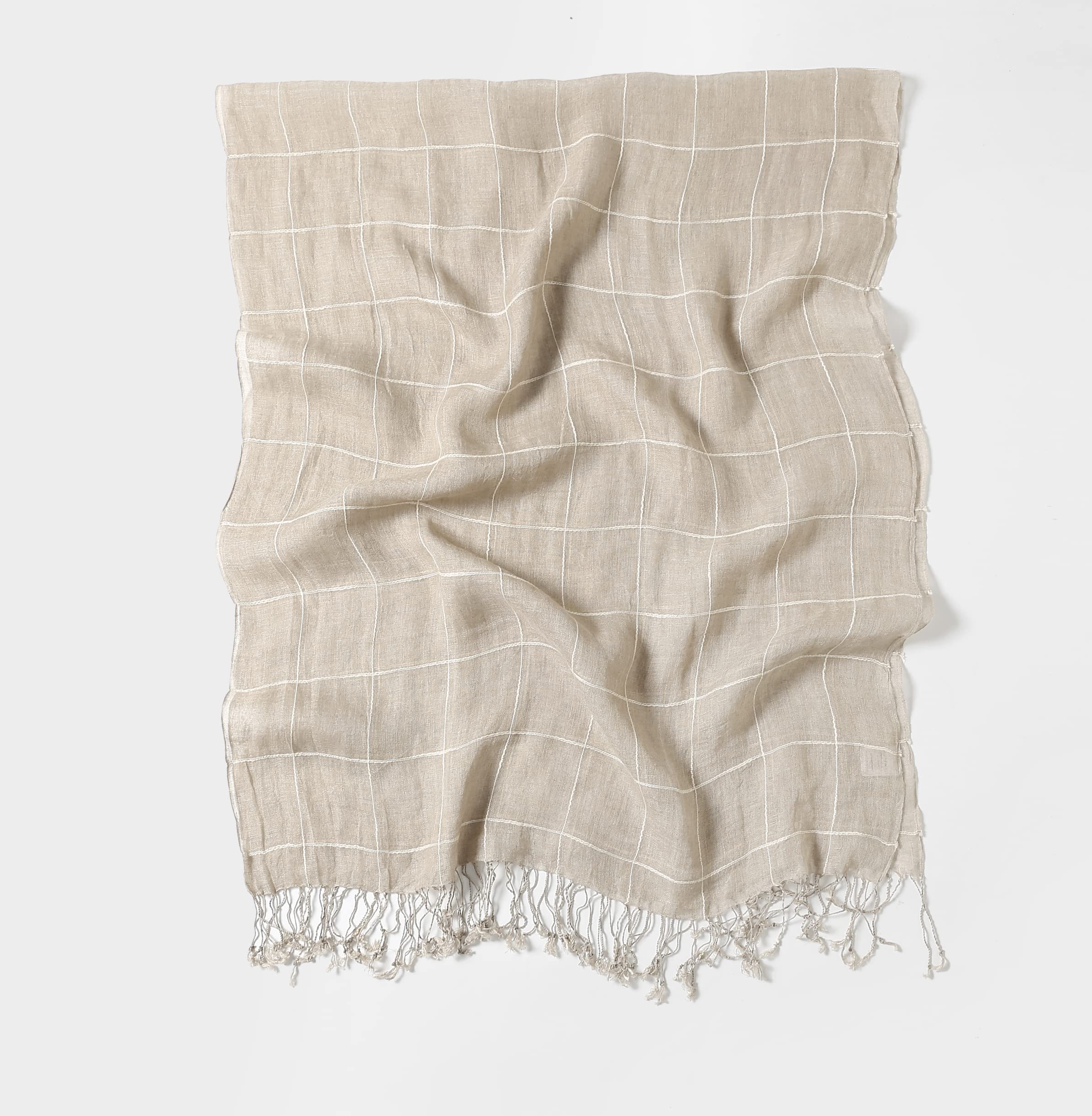 Jeelow Lightweight Summer Scarf Light Shawl Wrap Linen Feel Scarves For Men And Women