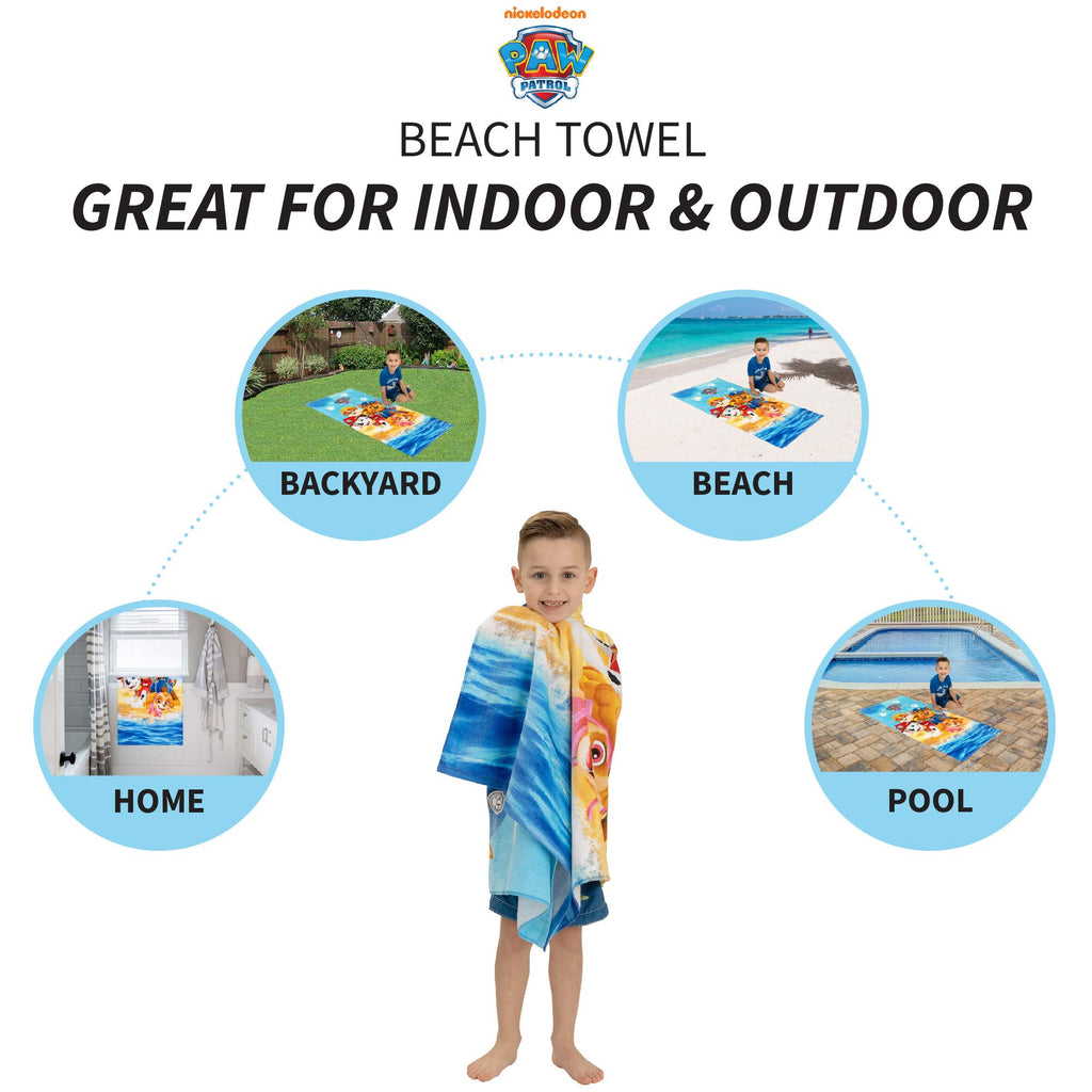 Barney Classic Kids Super Soft Cotton Bath/Pool/Beach Towel, 58 in x 28 in, (Offical Licensed Product) By Franco