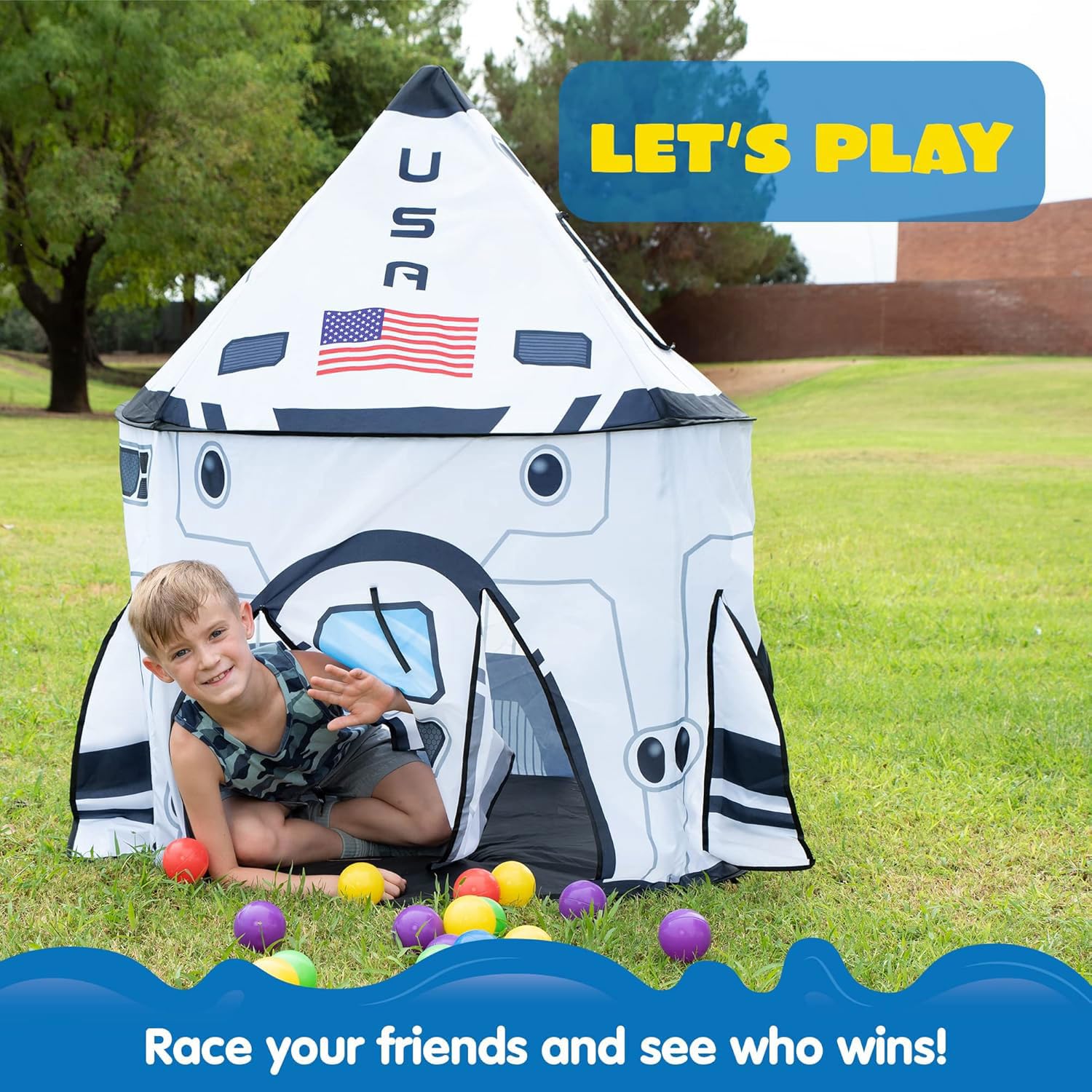 JOYIN Dinosaur Play Tent for Kids, Pop Up Play Tent for Boys & Girls, Kids Indoor Outdoor Dinosaur Playhouse Tent Set for Toddlers Birthday