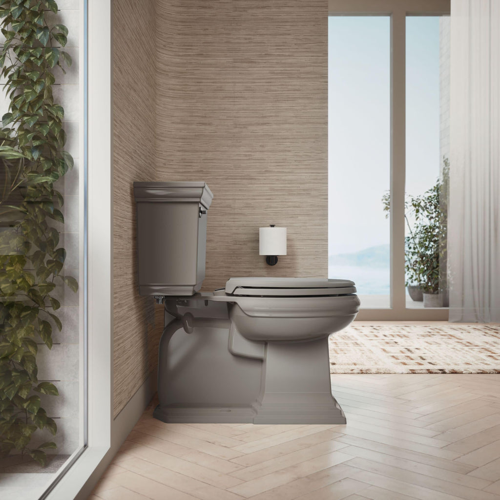 KOHLER 4733-RL-17 Glenbury ReadyLatch Quiet Close Elongated Toilet Seat, Soft Close Toilet Seats, Teal