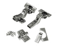 Blum Clip top BLUMOTION Soft Close Hinges, 110 Degree, Self Closing, Frameless, with Mounting Plates and Hinge Cover Plates (Inset - 8 Pack (4 Pair))