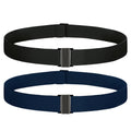TOURZOO No Show Invisible Belt for Women/Men Elastic Web Strap Waist Stretch Belt with Flat Buckle for Jeans Pants Dresses