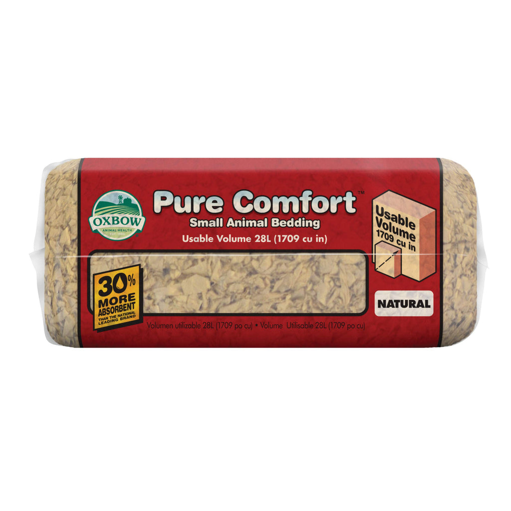 Oxbow Pure Comfort Bedding, Rabbit, Hamster, & Guinea Pig Bedding, Bunny Supplies for Litter Box, Pet Safe, Bunny Litter Box, Guinea Pig Cage, 99.9% Non-Dust, Blended, 36 Liter Bag