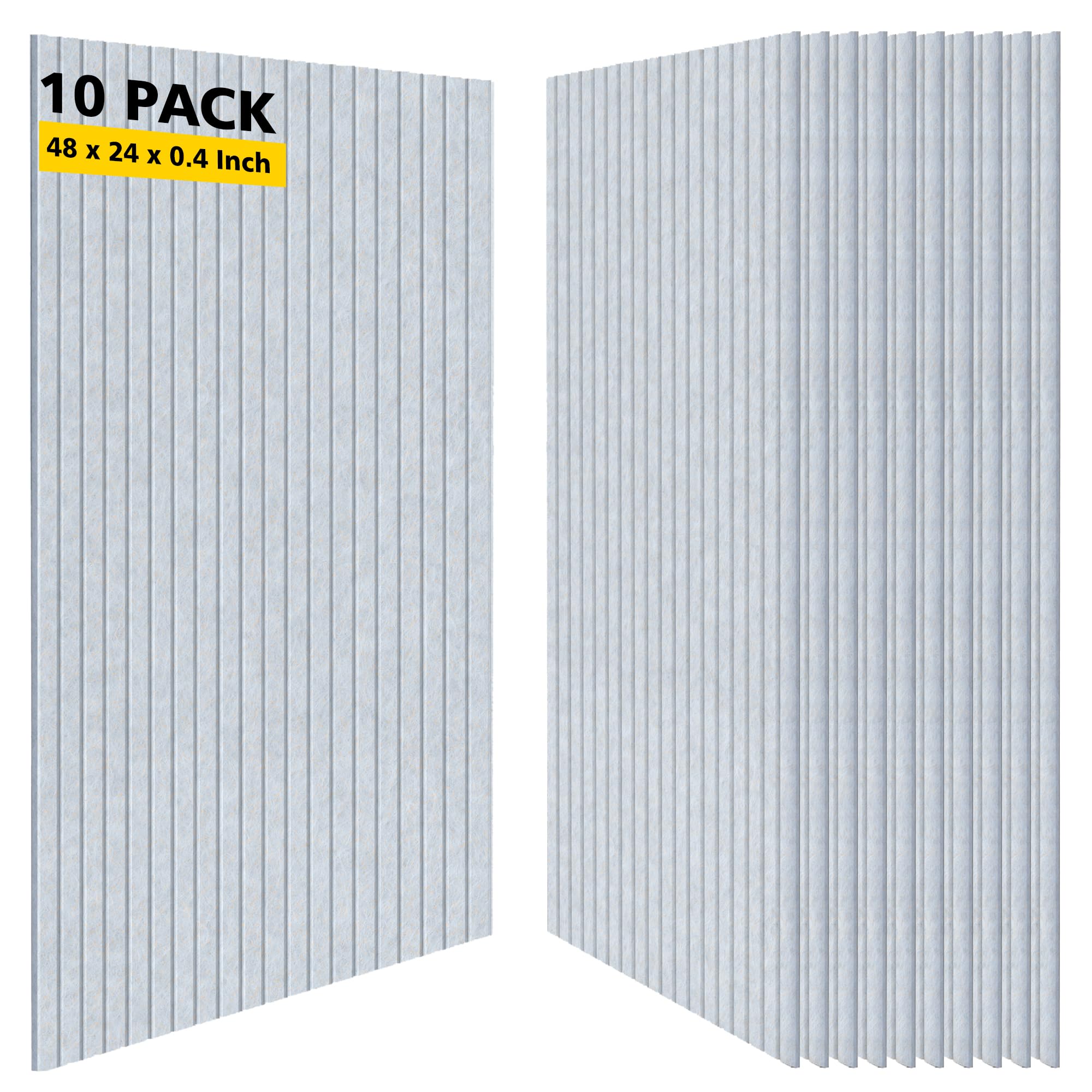 Art Acoustic Panels for Wall,5 Pack Sound Absorbing Panels,47.2” x 23.6” Soundproof Wall Panels,High-Density Acoustic Wall Panels,Decorative Sound Panels with Wood-Look