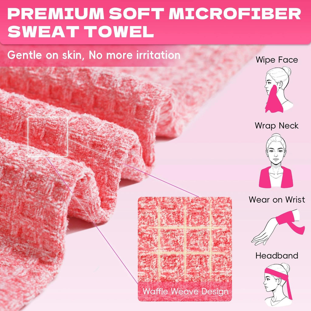 Microfiber Gym Towels for Showering Working Out Quick Dry Negative ions Large Middle Small Sizes Lightweight Gym Towel for Men Women Tennis Sports Towels for Body Hot Yoga Fitness Essentials