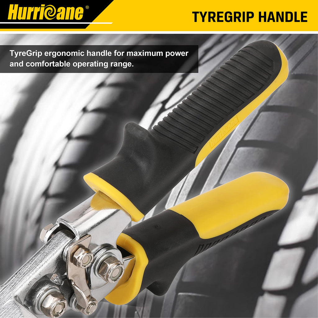 HURRICANE 3inch Sheet Metal Hand Seamer, Heavy Duty Bender for Metal Flattening, Precision Duckbill Pliers and Sheet Metal Tongs, Ideal for HVAC Projects, Ergonomic Straight Flat Smooth Jaw