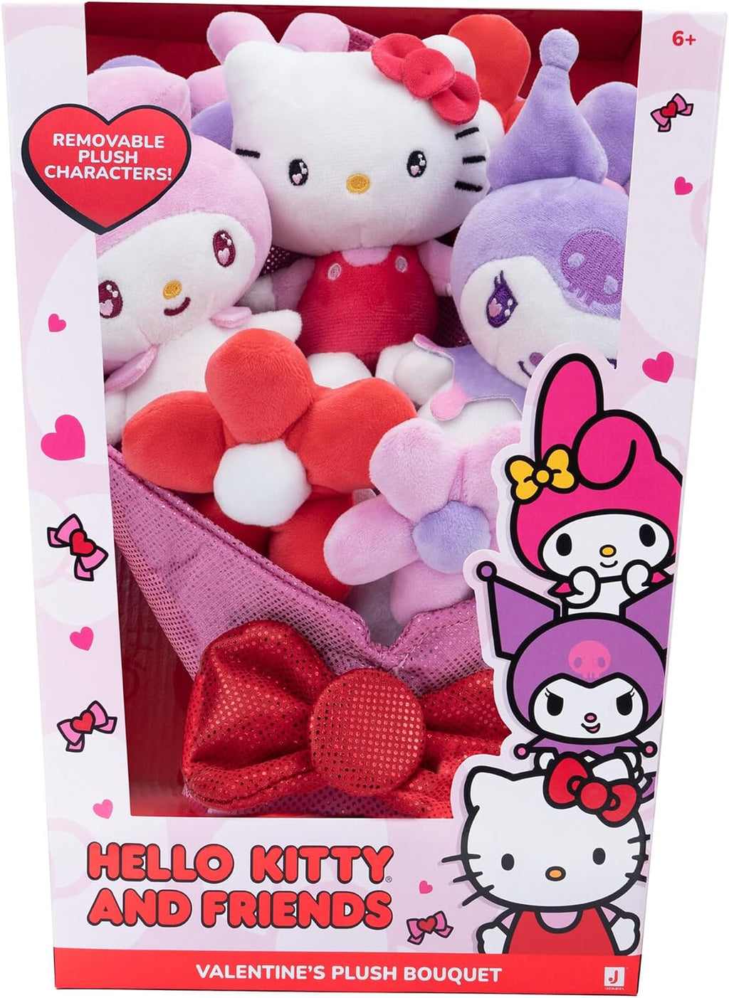 Jazwares Hello Kitty and Friends - 12-inch Plush Bouquet - 9 Plush Included - Officially Licensed Sanrio Product from