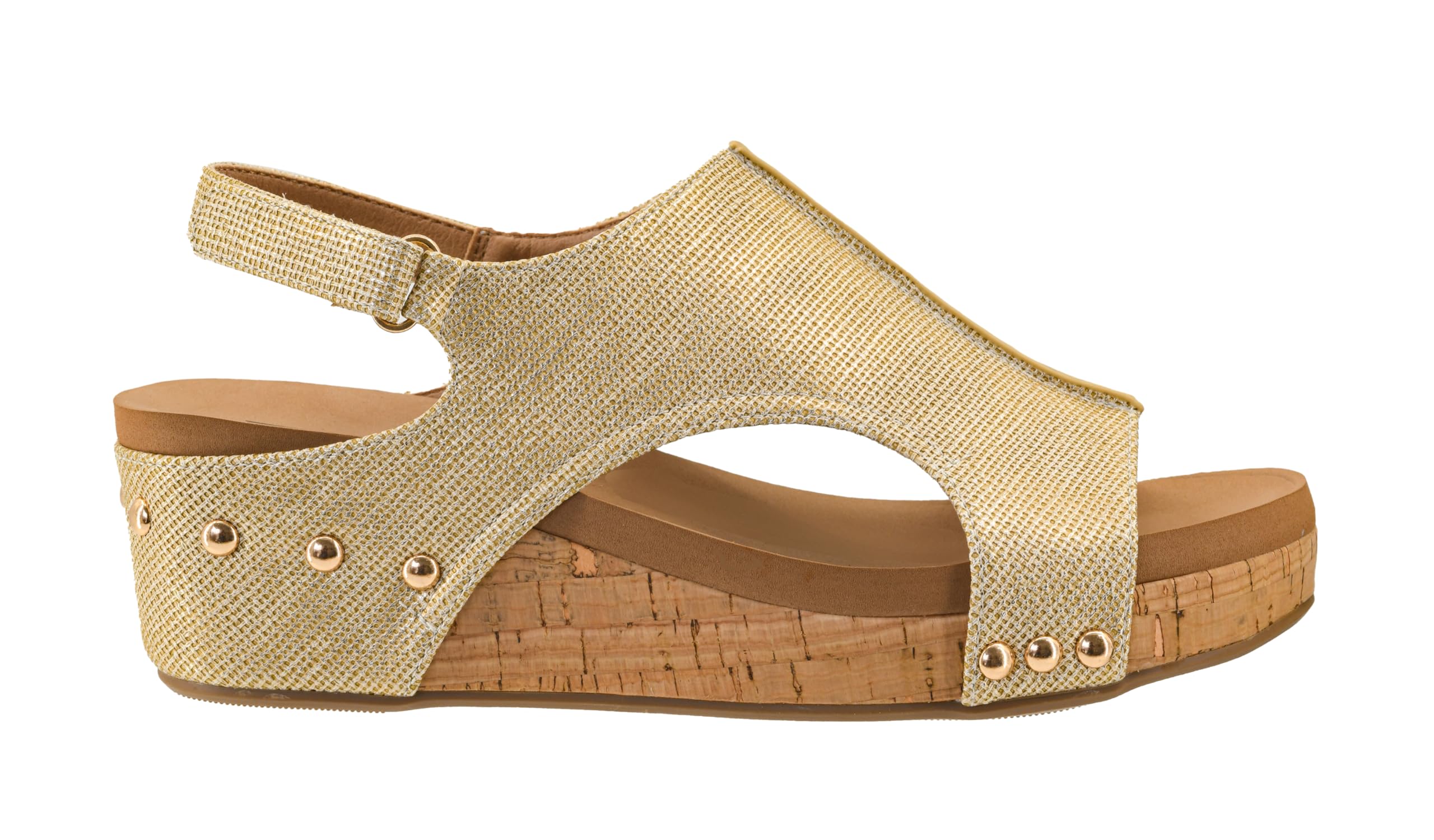 Corkys Footwear Volta Wedge - Chic Elegance Meets All-Year Comfort with a 2-Inch Cork Heel and Marshmallow Insole for Stylish Everyday Wear and All-Day Comfort