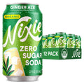 Nixie Organic Zero Sugar Soda, NEW Cherry Cola, Healthy Soda Pop, Non-GMO, 0 Sugar, 0 Calories, 40mg Caffeine, 12oz Cans (12 Pack)