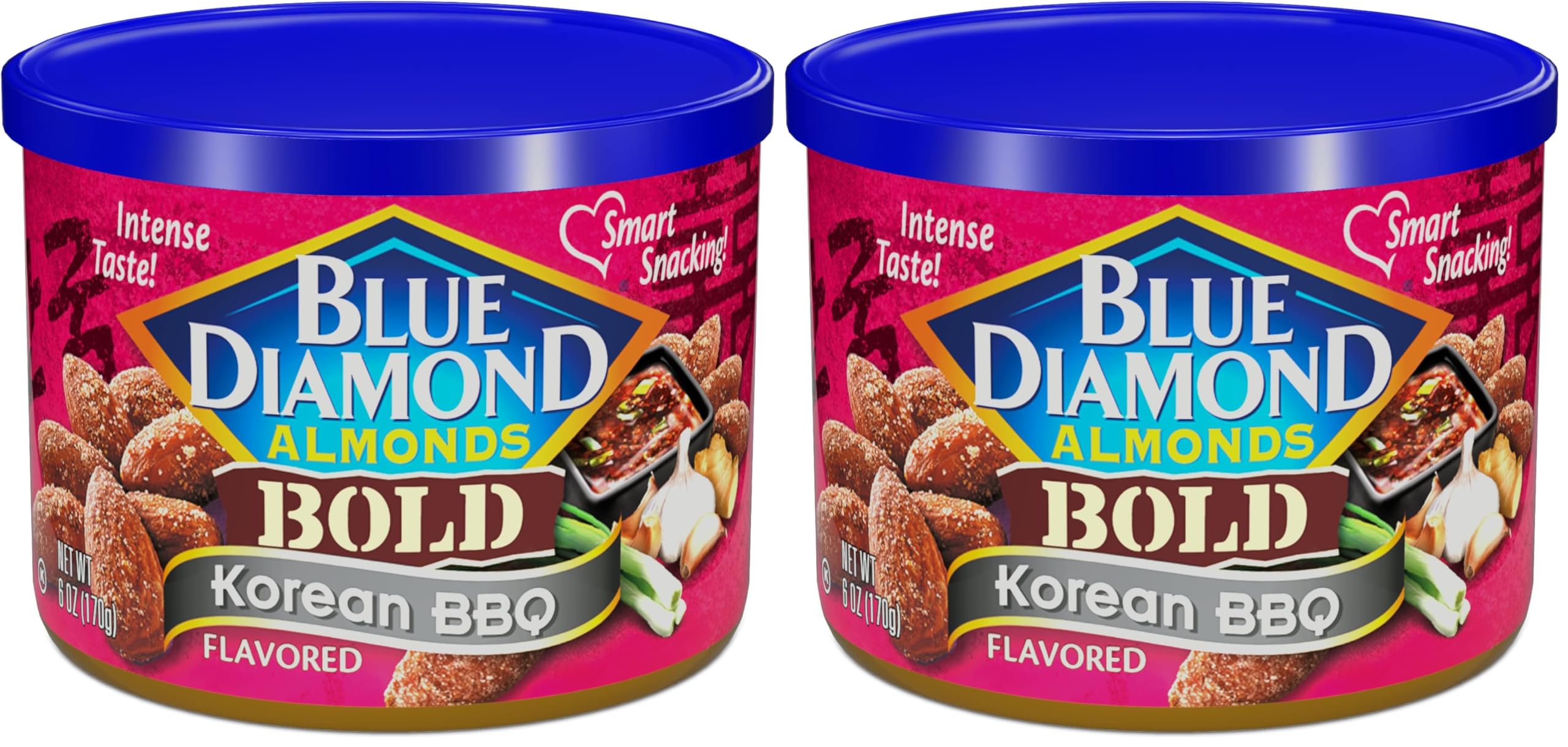 Blue Diamond Almonds Sriracha Flavored Snack Nuts, 6 Oz Resealable Can (Pack of 1)