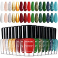 Morovan 15 Bright Color 0.27oz Air Quick Dry Long Lasting Nail Polish Gift Set for Women