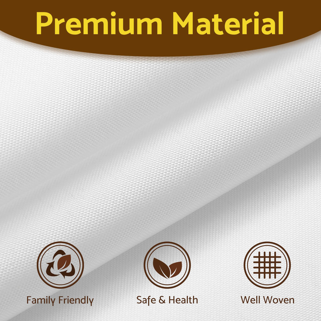Barossa Design Fabric Snap-in Liner 70" W x 54" H - Hotel Style Removable Replacement Inner Liner, Machine Washable & Water Repellent - Black, 70x54