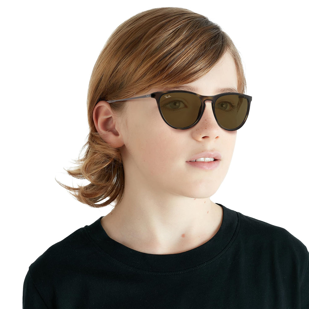 Ray-Ban Junior Kids' RJ9060s Erika Round Sunglasses