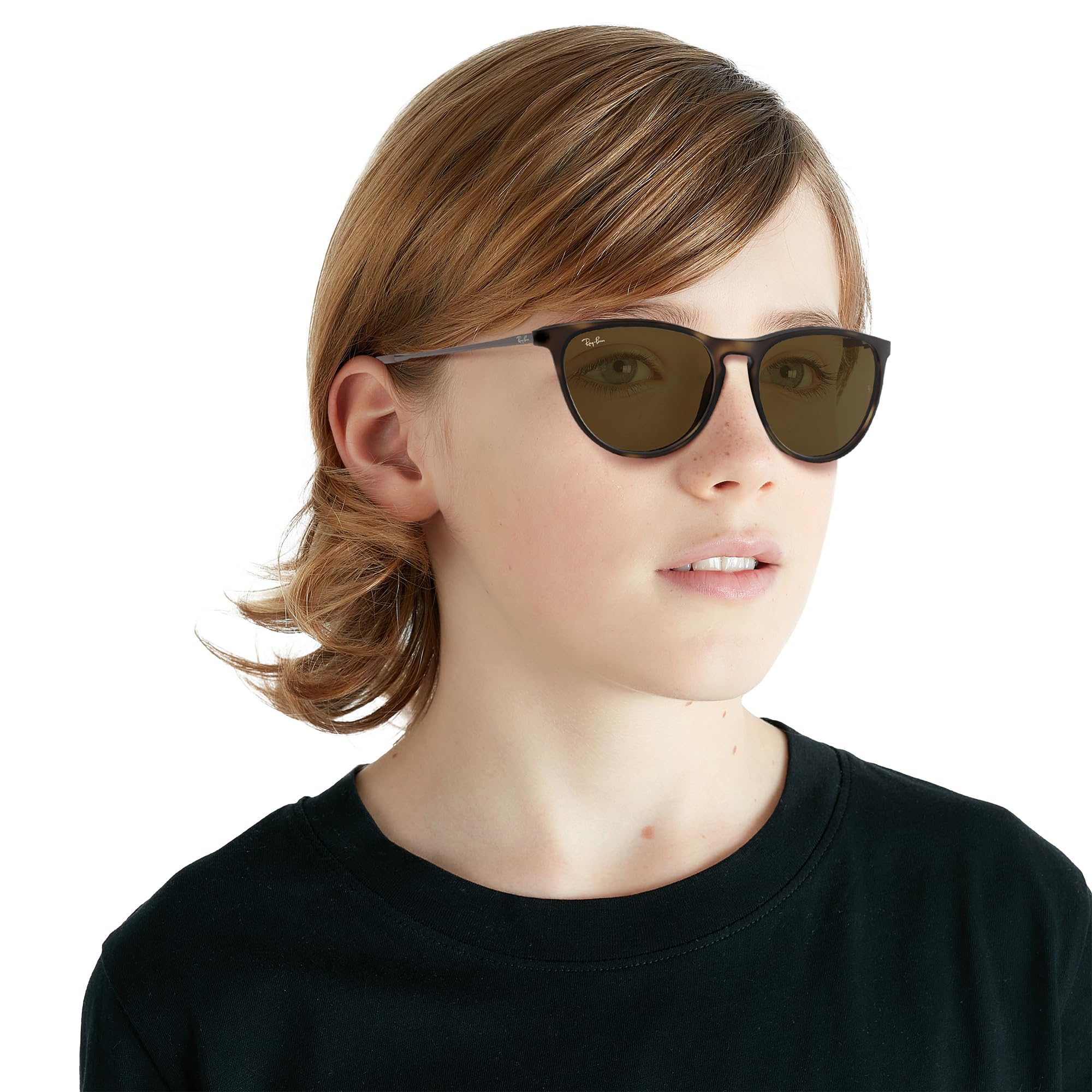 Ray-Ban Junior Kids' RJ9060s Erika Round Sunglasses