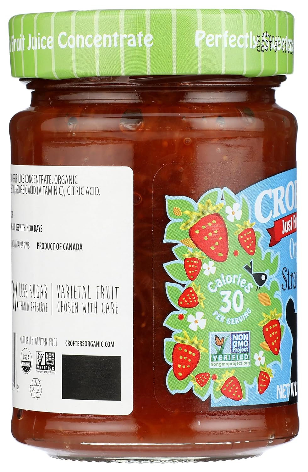 CROFTERS Organic Strawberry Fruit Spread, 10 OZ