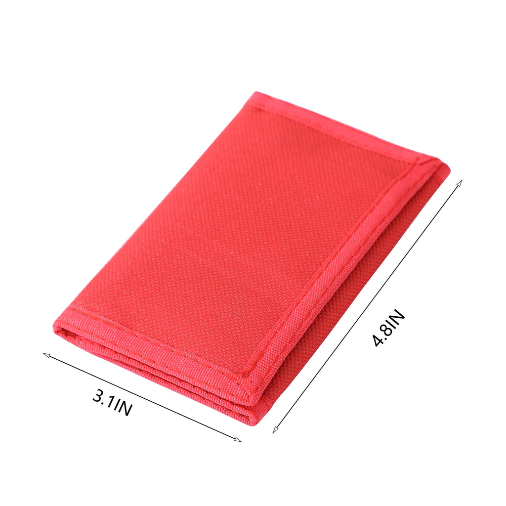 Leyeve wallet,Teen Wallet with Coin Pocket,Kids Wallets for Girls,RFID Trifold Canvas Outdoor lovely cartoon Wallet for Kids-Wallet with Magic Sticker - Alpaca