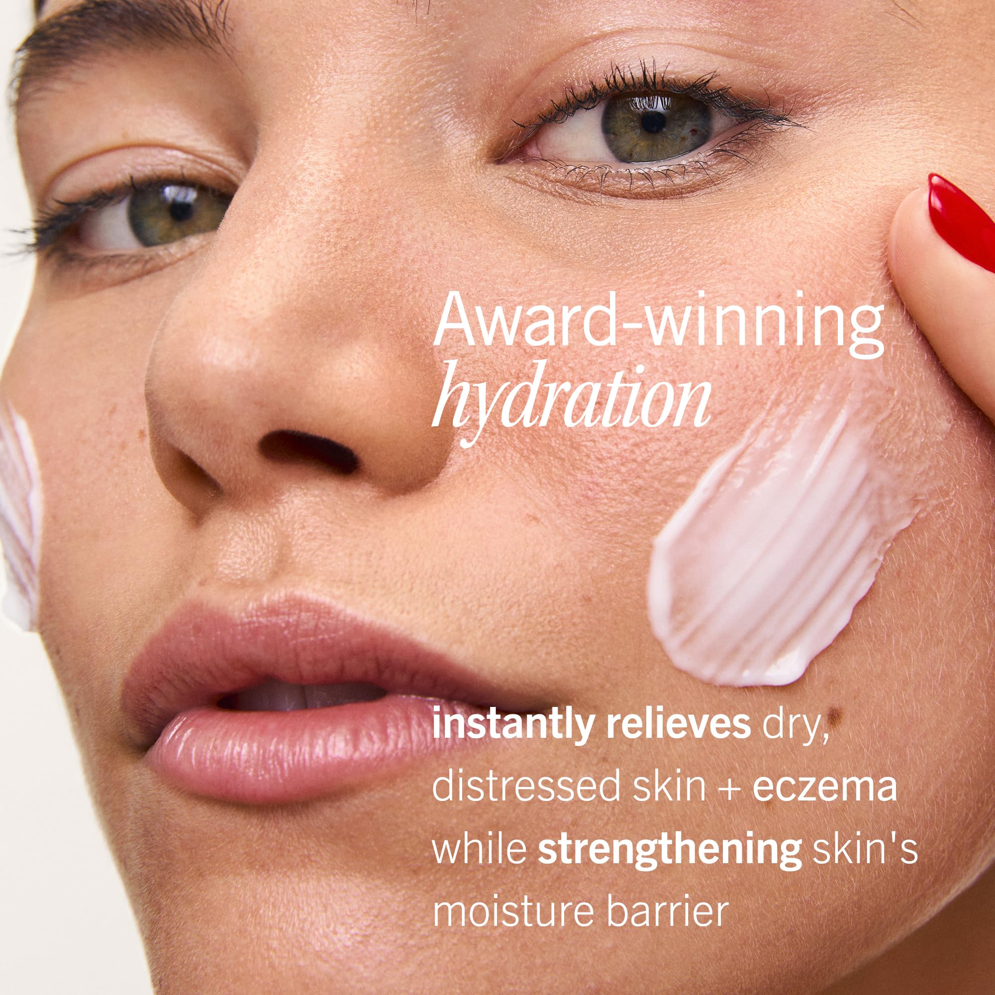 First Aid Beauty Ultra Repair Cream, Intense Hydration Face & Body Moisturizer with Colloidal Oatmeal, Helps Relieve Eczema, Dry Skin Barrier Repair, Fragrance Free