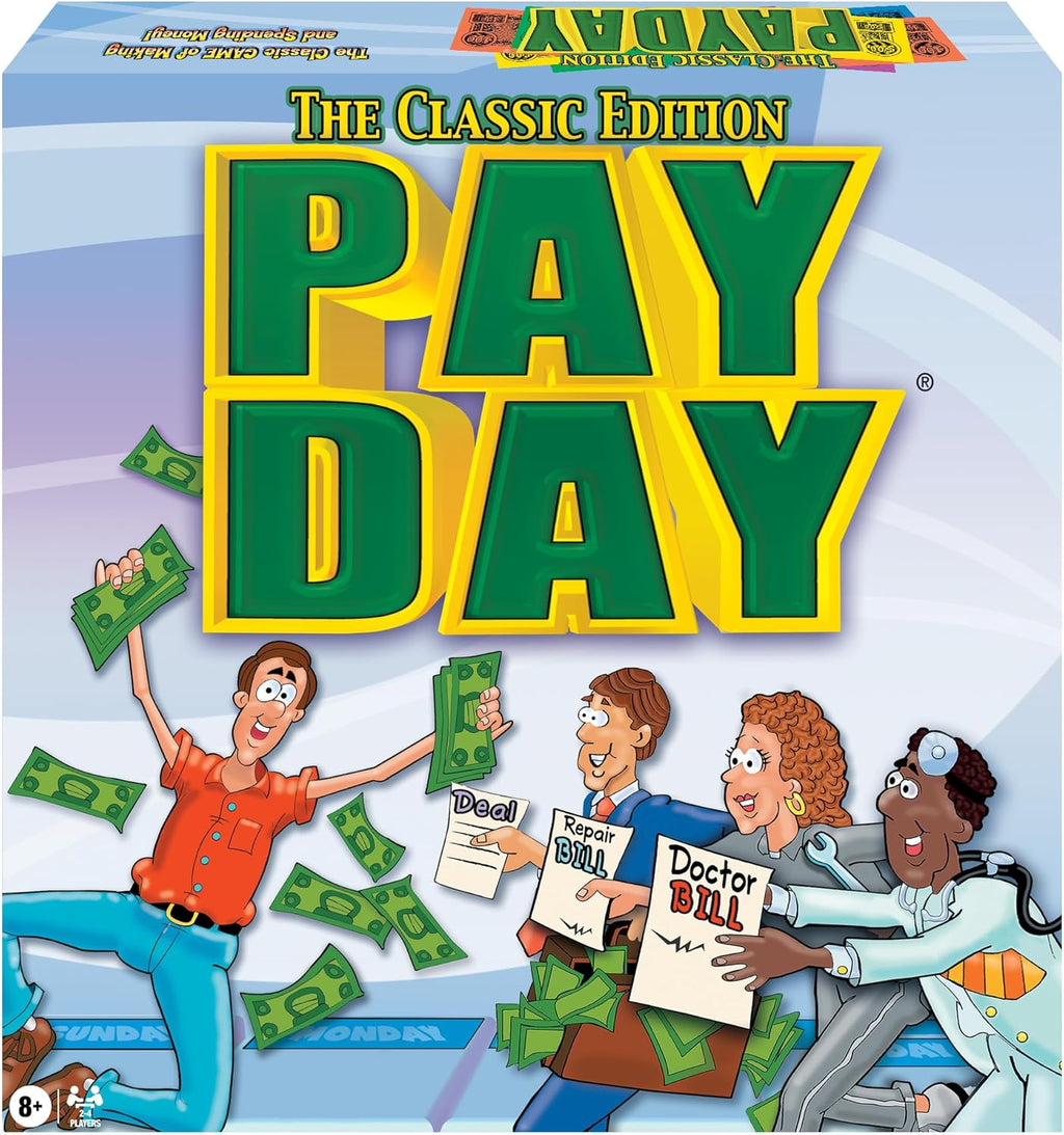 Winning Moves The Game of Pay Day, Make & Spend Money for Fun | Popular 1970's Artwork, 2-4 Players, Ages 8+