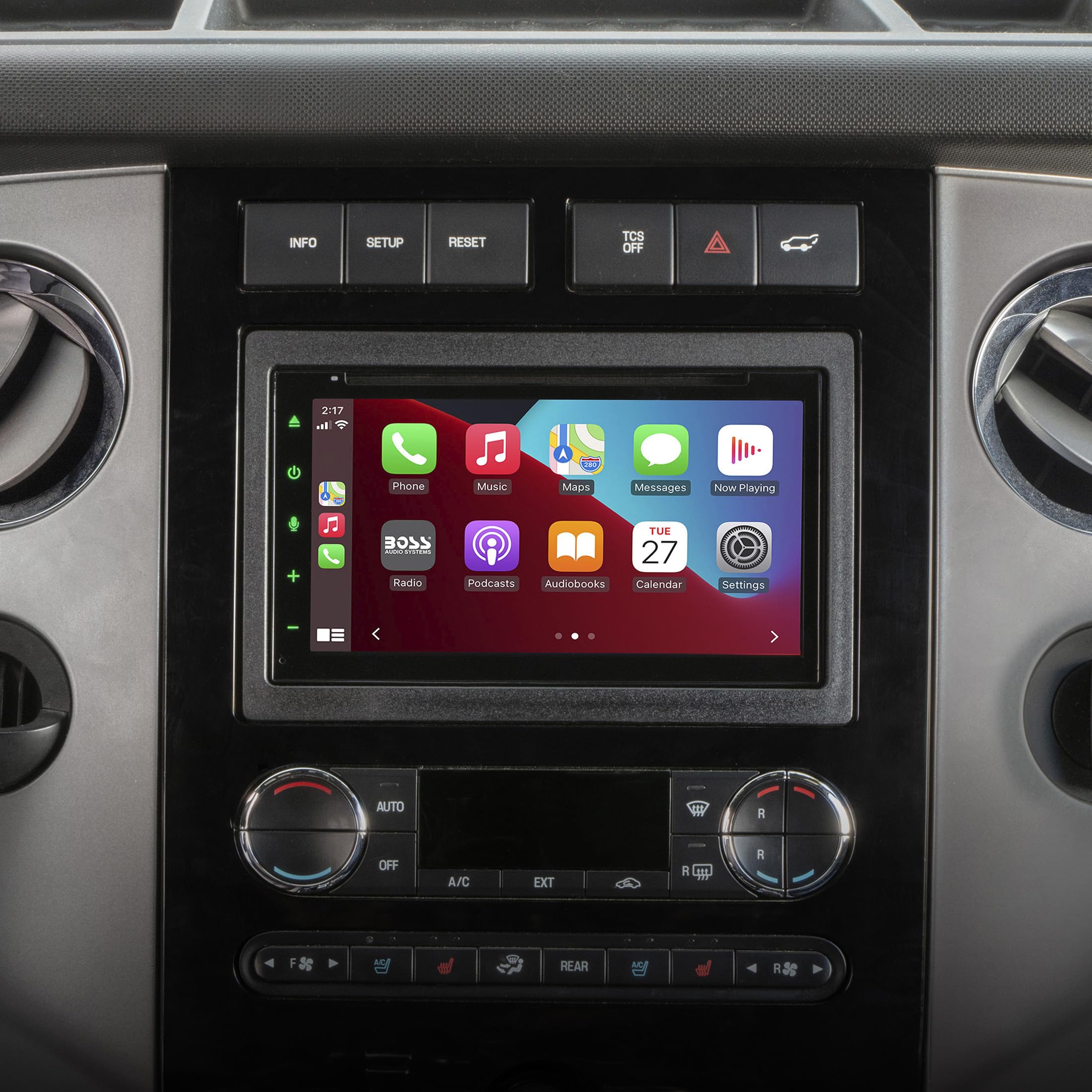 Scosche ICFD6BN Double DIN Radio Installation Dash Kit Compatible with Select 2007-2010 Ford and Mercury Vehicles - Complete Basic Aftermarket Car Stereo Install Kit - See Fit Guide Image for Vehicles