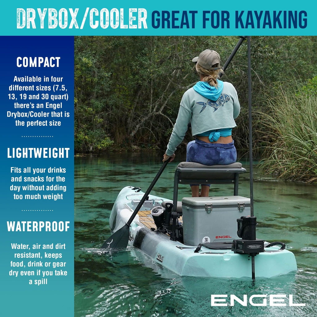Engel UC30 30qt Leak-Proof, Air Tight, Drybox Cooler and Hard Shell Lunchbox