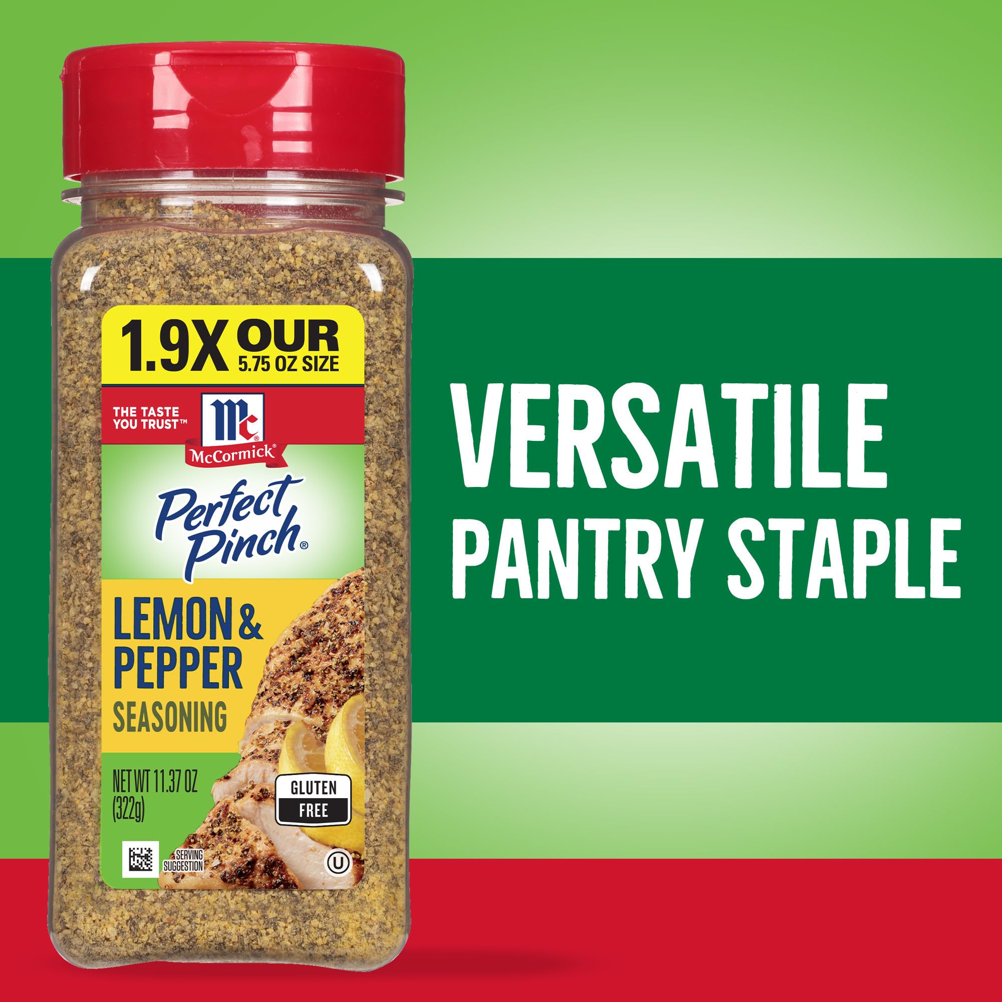 McCormick Perfect Pinch Lemon & Pepper Seasoning, 5.75 oz (Pack of 6)