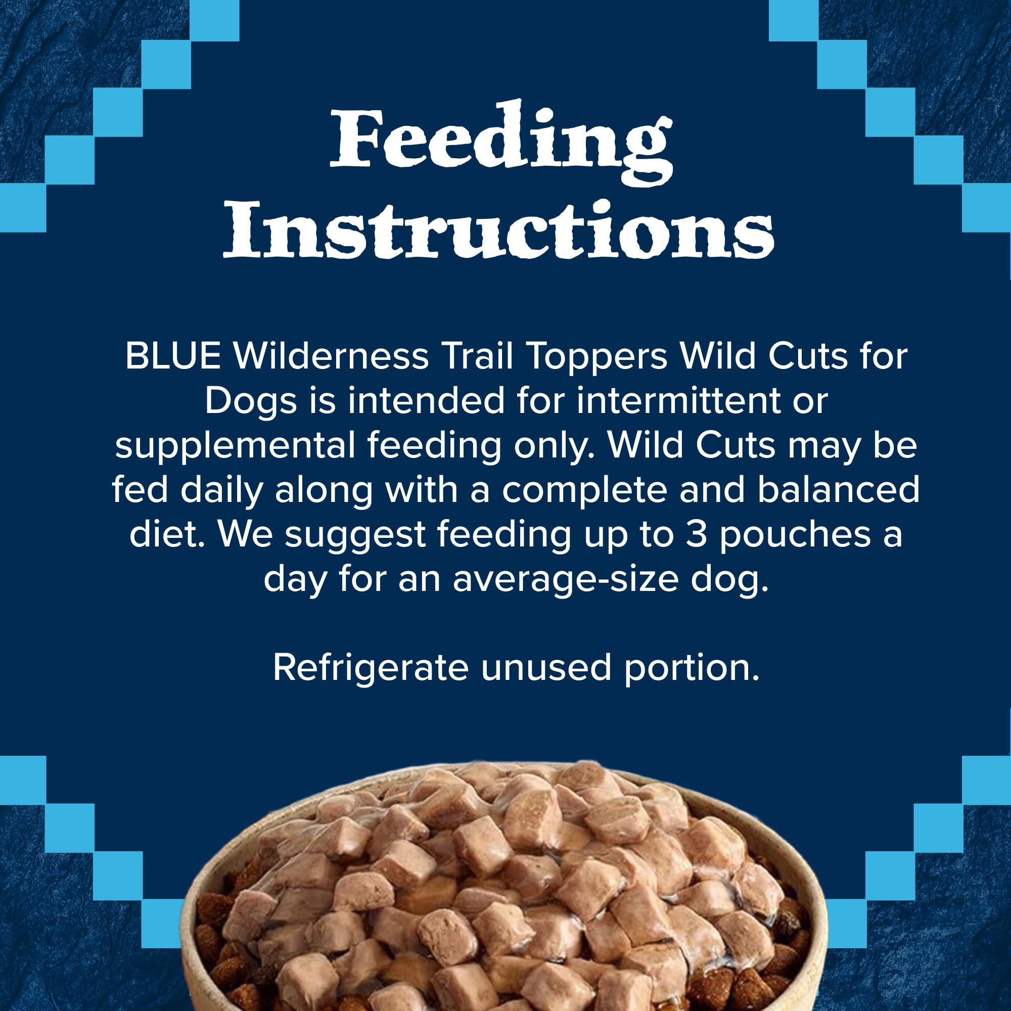 Blue Buffalo Wilderness Wild Cuts Trail Toppers Chunky Bites In Hearty Gravy - Beef - 3 Oz
