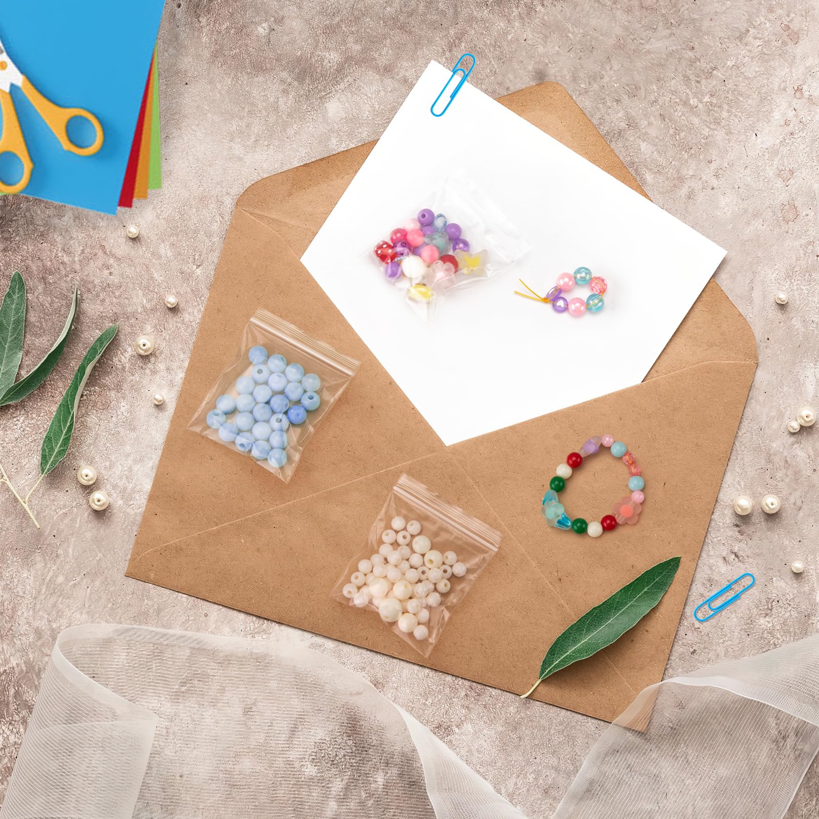 1200pcs 1.5" x 1.5" 2 Mil Clear Plastic Zip Bags, Bulk Jewelry Bag, Poly Bags with Resealable Zip Top for Pills, Meds, Jewelry, Travel, Storage, Packaging, Shipping