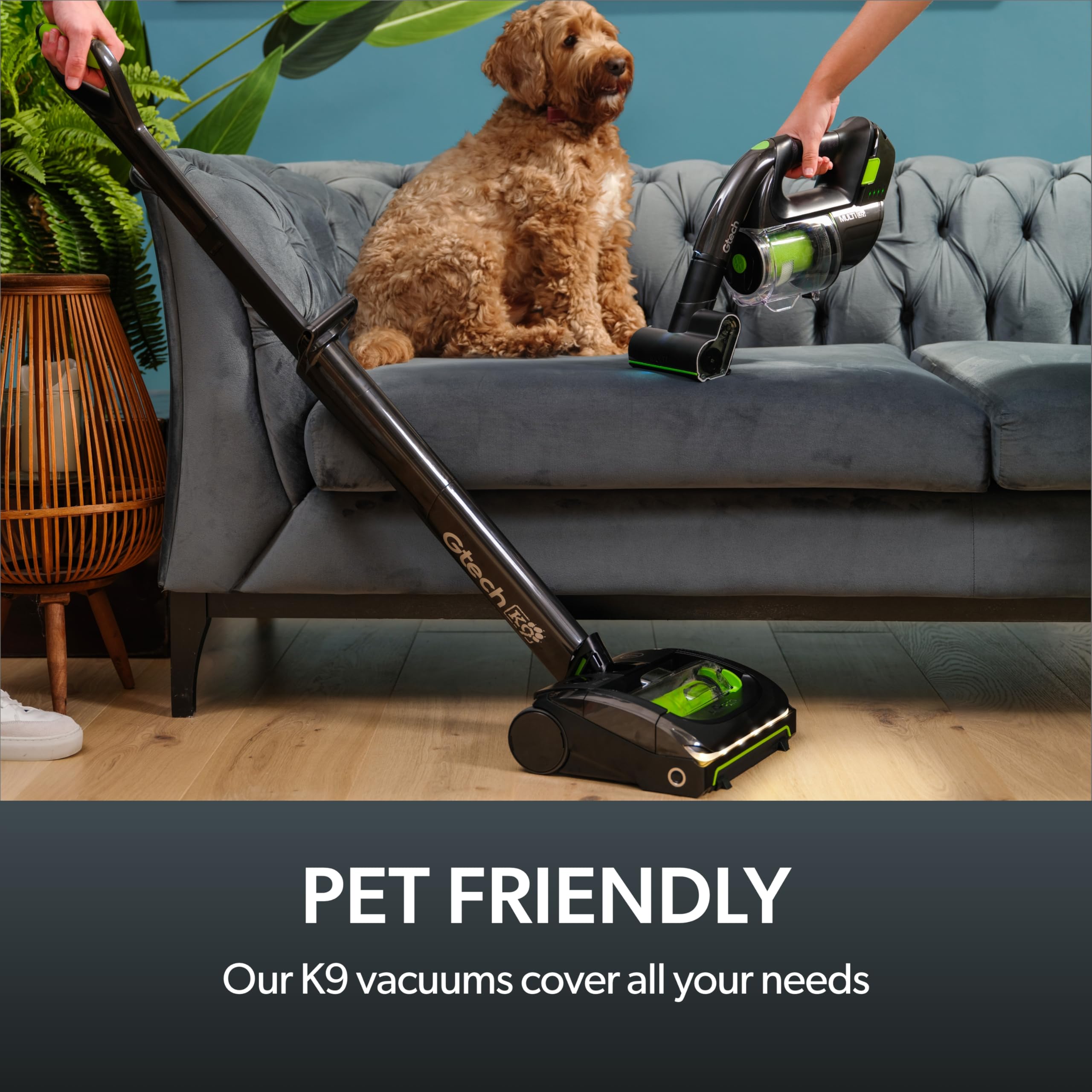 Gtech System Platinum Bundle Vacuum Cleaner Bundle - Includes the AirRam Platinum Upright and the Multi Platinum Handheld - Rechargeable 22V Lithium Ion Battery - Anti-Hair Wrap