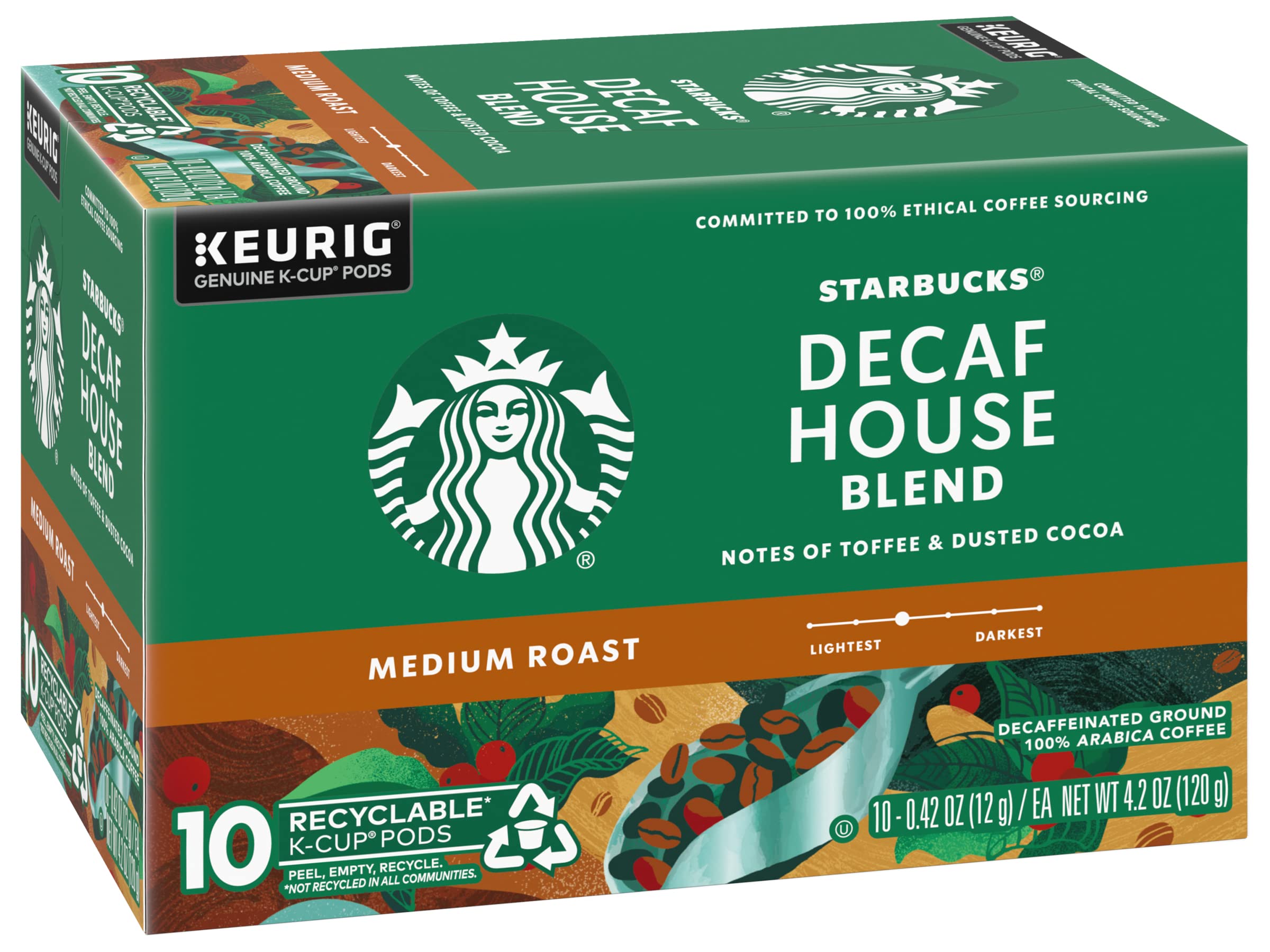 Starbucks House Blend, K-Cup for Keurig Hot Brewers, 72-Count