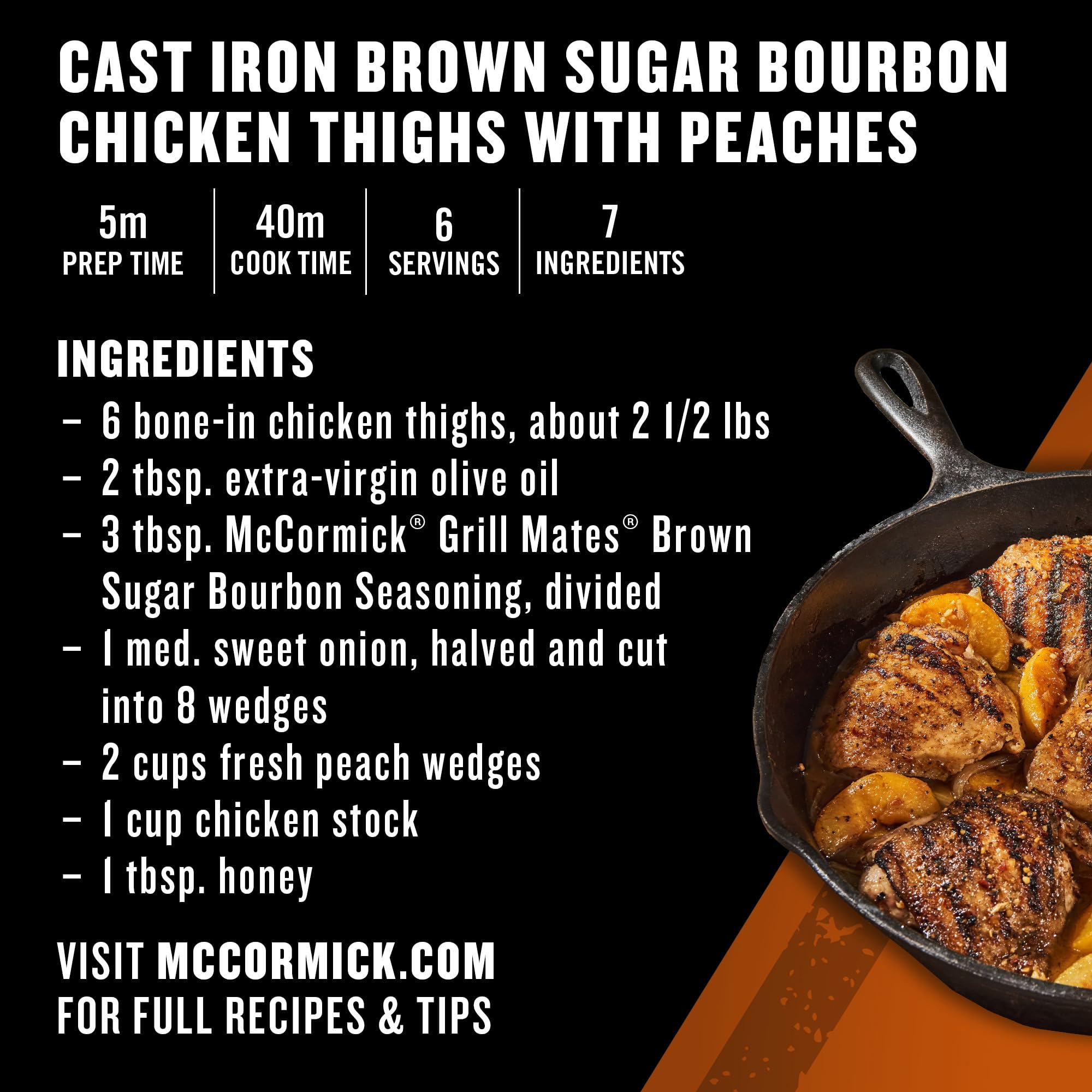 McCormick Grill Mates Brown Sugar Bourbon Seasoning, 3 oz