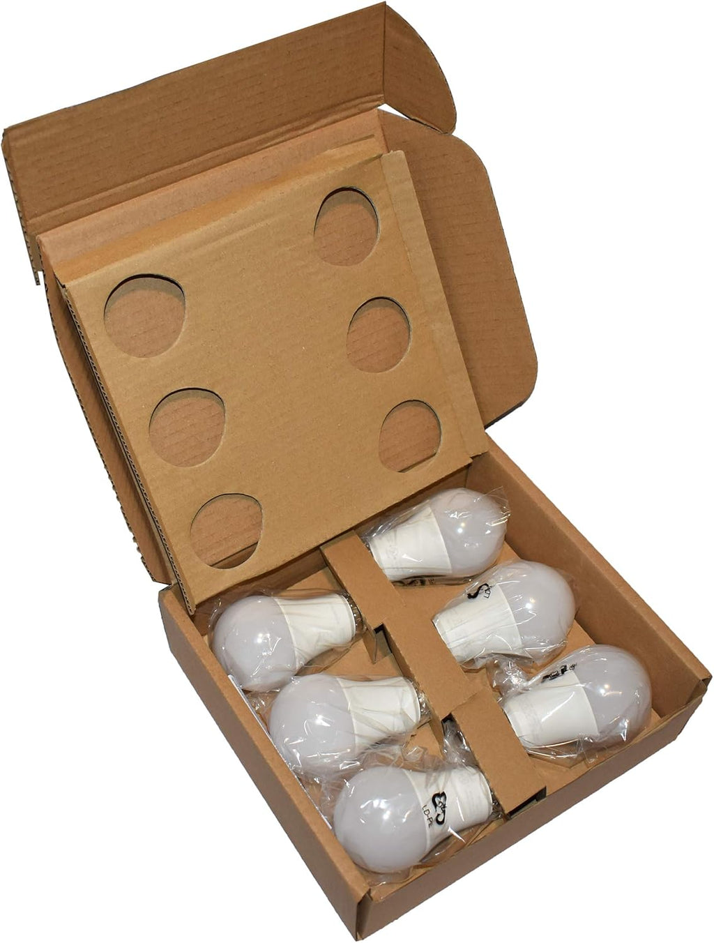 Amazon Basics A19 LED Light Bulbs, 100W Equivalent, 15W Energy Efficient, E26 Standard Base, Soft White 2700K, Non-Dimmable, 10,000 Hour Lifetime, 6-Pack