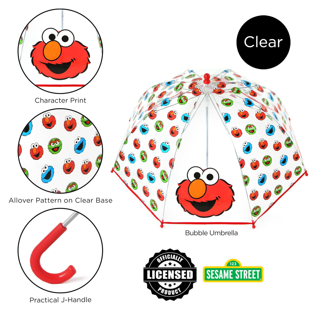 ABG Accessories Kids Umbrella for Boys and Girls Dome clear bubble umbrellas for Rain Windproof & Transparent with Easy Grip Handle Ages 3-10
