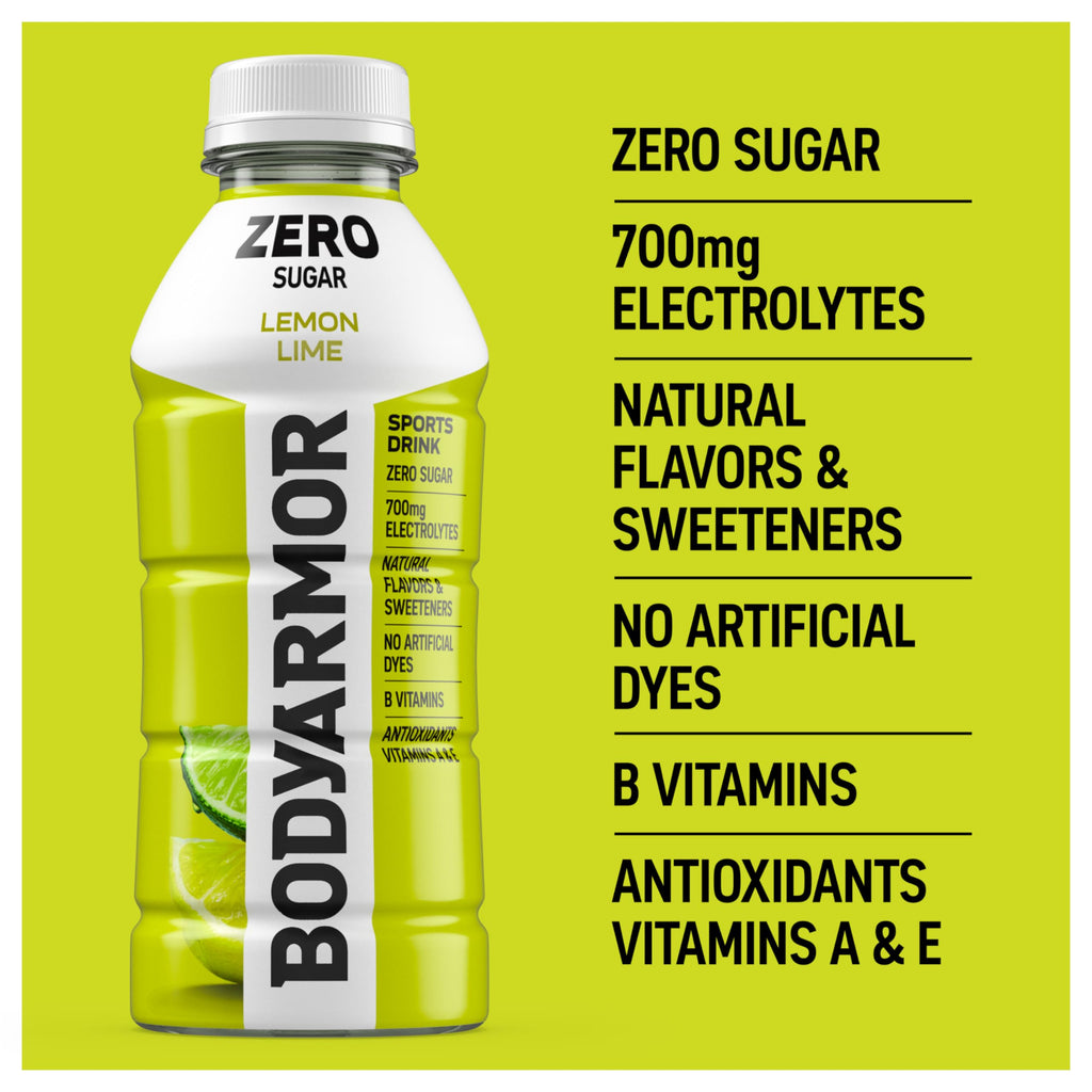 BODYARMOR Lyte Sports Drink Low-Calorie Beverage, Blueberry Pomegranate, Coconut Water Hydration, Natural Flavors with Vitamins, Potassium-Packed Electrolytes, 16 Fl Oz (Pack of 12)
