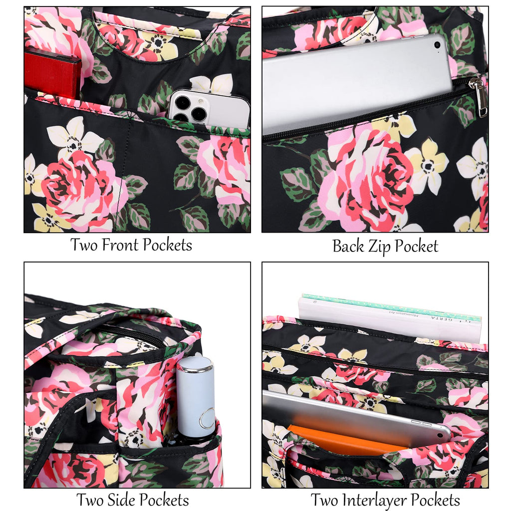 KYALOU Utility Large Tote Bag, Women Casual Shoulder Bags for Work School Gym Beach Travel Shopping Grocery | Utility