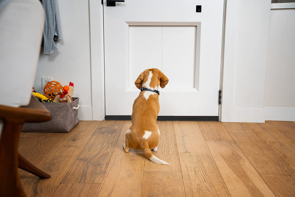 BKSAI Door Draft Stopper for Doors No Adhesive Draught Excluder Under Door Wind Blocker for Bottom of Door,Reduce Noise Draught Excluder Sweep Sound Proof (Beige 24-29IN / Distance Under The Door 1IN)