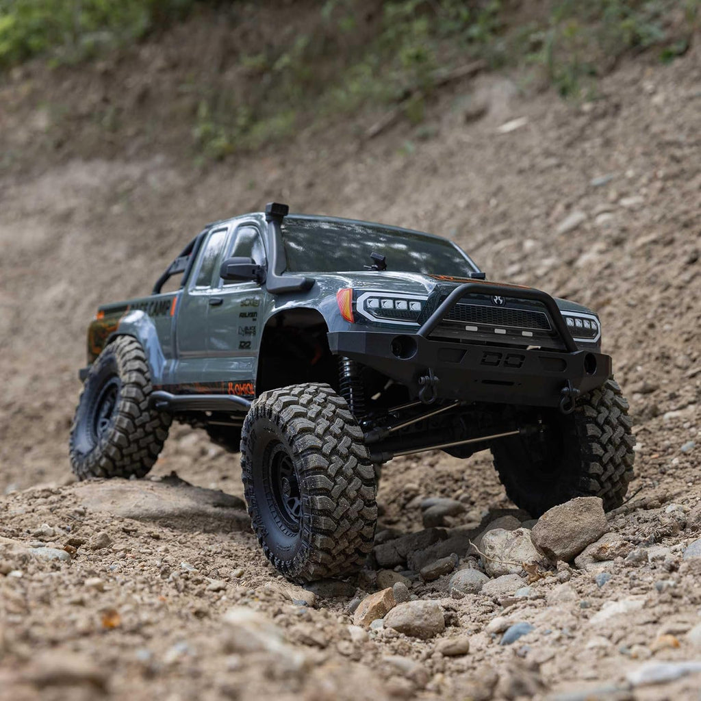 Axial RC Truck 1/10 SCX10 III Base Camp 4X4 Rock Crawler Brushed RTR (Battery and Charger Not Included), Gray, AXI-1375T2