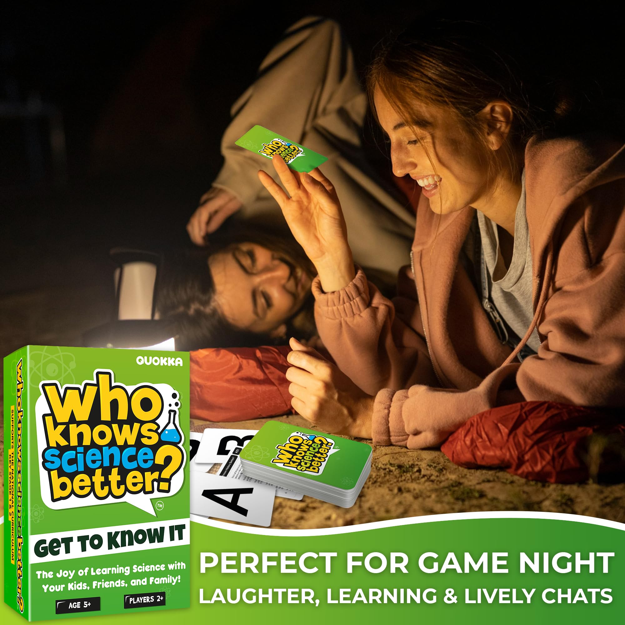Family Board Games for Kids and Adults - Trivia Card Games for Kids 8-12 and Adults - Who Knows Me Better for Family Game Night - 500+ Facts Questions from Ages 6-8 — Fun Travel Car Activities for 5+