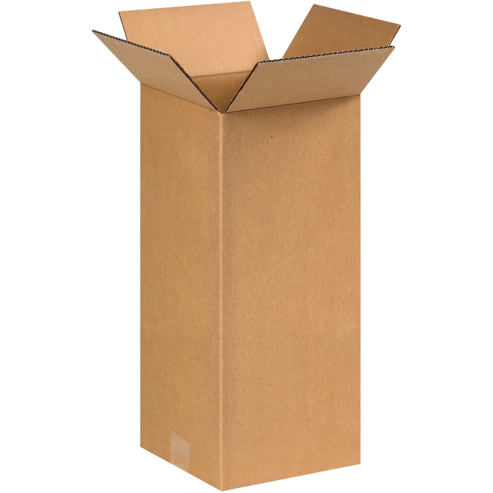 BOX USA 4x4x40 Tall Corrugated Boxes, Tall, 4L x 4W x 40H, Pack of 25 | Shipping, Packaging, Moving, Storage Box for Home or Business, Strong Wholesale Bulk Boxes