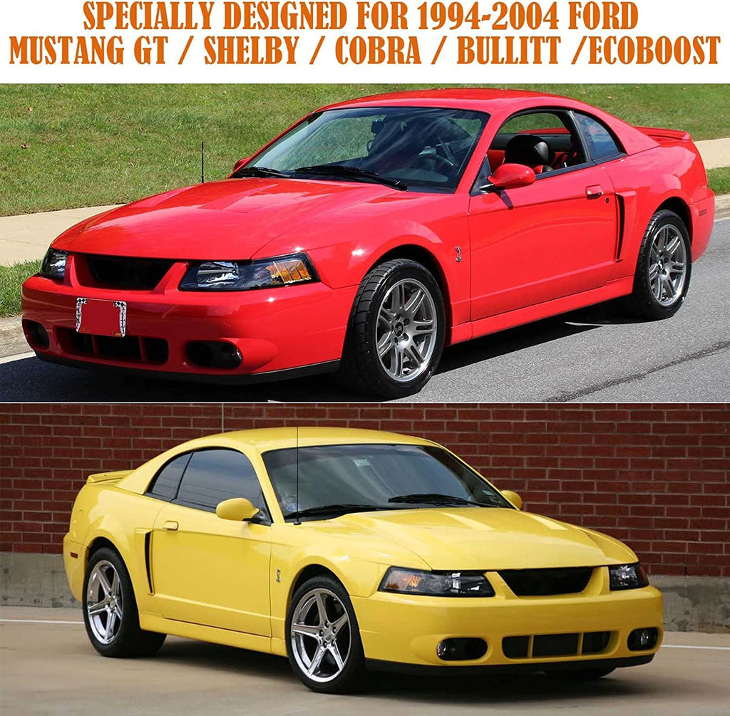 Waterproof Car Cover Replace for 1964-1978 Ford Mustang, 6 Layers All Weather Custom-Fit Mustang Full Car Covers with Zipper Door for Snow Rain Dust Hail Protection (1964-1978)