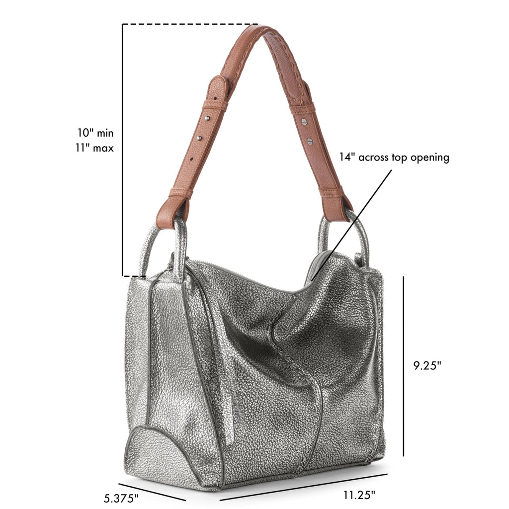 The Sak Los Feliz Hobo Purse - Premium Large Leather Women's Handbag for Everyday & Travel - Durable Purse With Zipper Pocket