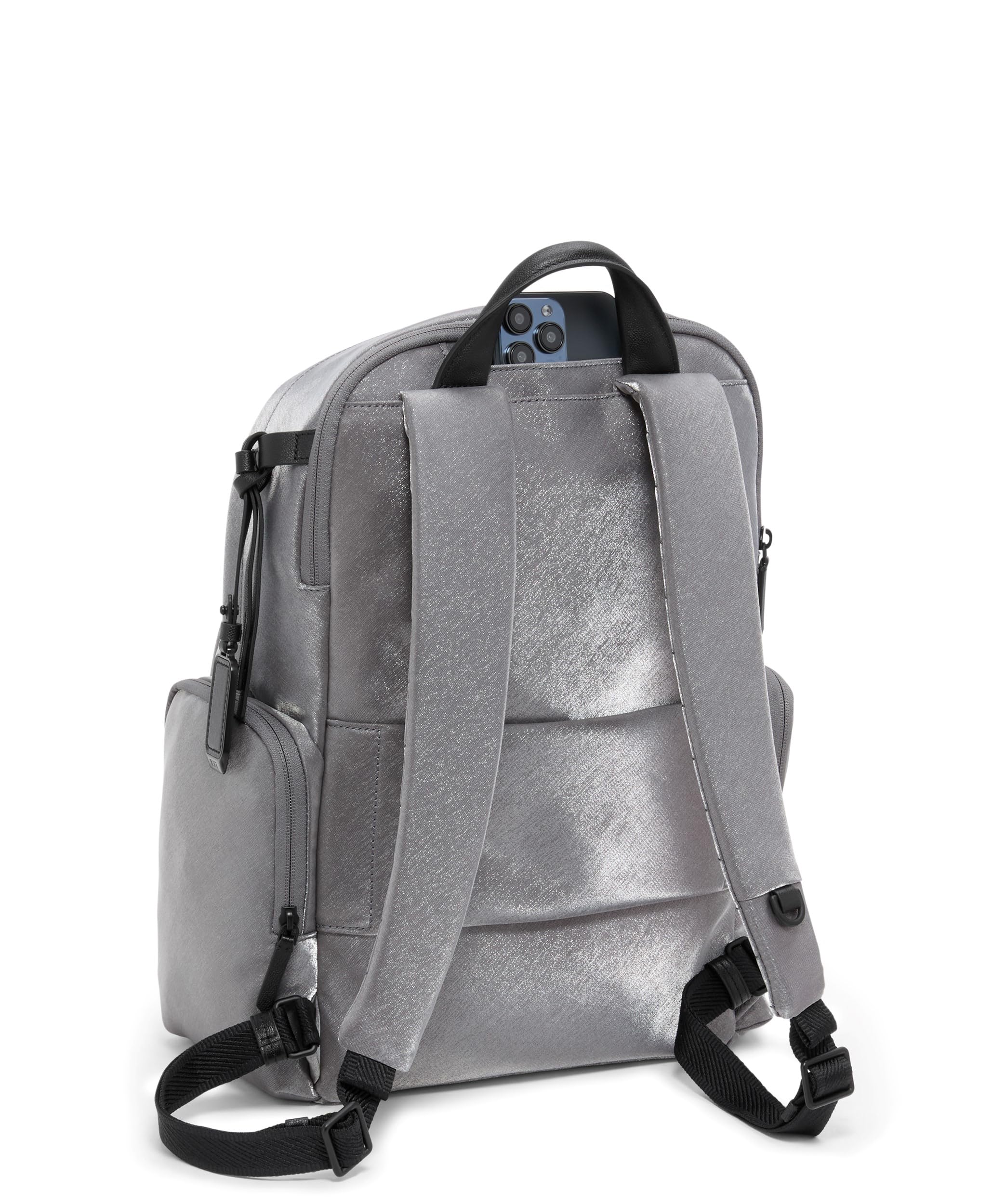 TUMI - Voyageur Celina Backpack - Women's Work and Travel Bag - 16.0" X 10.6" X 6.5" - Holds Up to 16" Laptop - Black & Gold Hardware