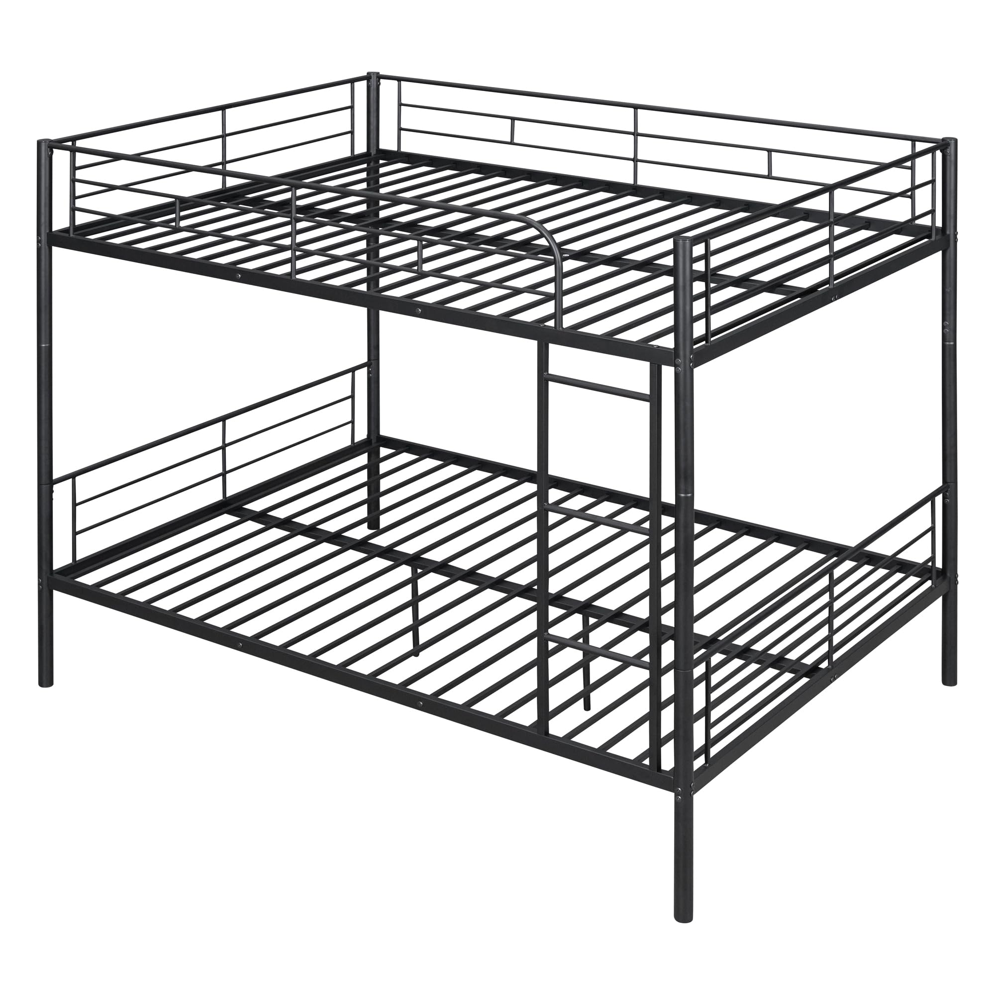 DNYN Twin Size Loft Bed with Desk & Storage Drawers& Table Set for Kids Bedroom,Covertible Twin-Over-Twin Bunkbeds Design,Easy Assemble & Space Saving & No Box Spring Needed,for Small Space, Black