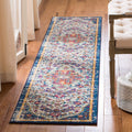 SAFAVIEH Madison Collection Accent Rug - 2'2" x 4', Beige & Black, Medallion Distressed Design, Non-Shedding & Easy Care, Ideal for High Traffic Areas in Entryway, Living Room, Bedroom (MAD447B)