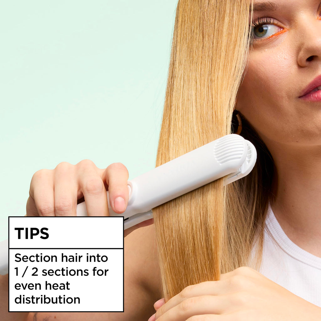 Garnier Fructis Style Flat Iron Perfector Straightening Mist for Heat Protection, Argan Oil, 6.0 Fl Oz, 3 Count (Packaging May Vary)