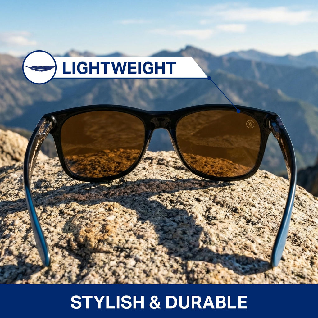 Blenders Eyewear M Class X2 – Polarized Sunglasses – Round Lens, Spring Loaded Hinge – 100% UV Protection – For Men & Women