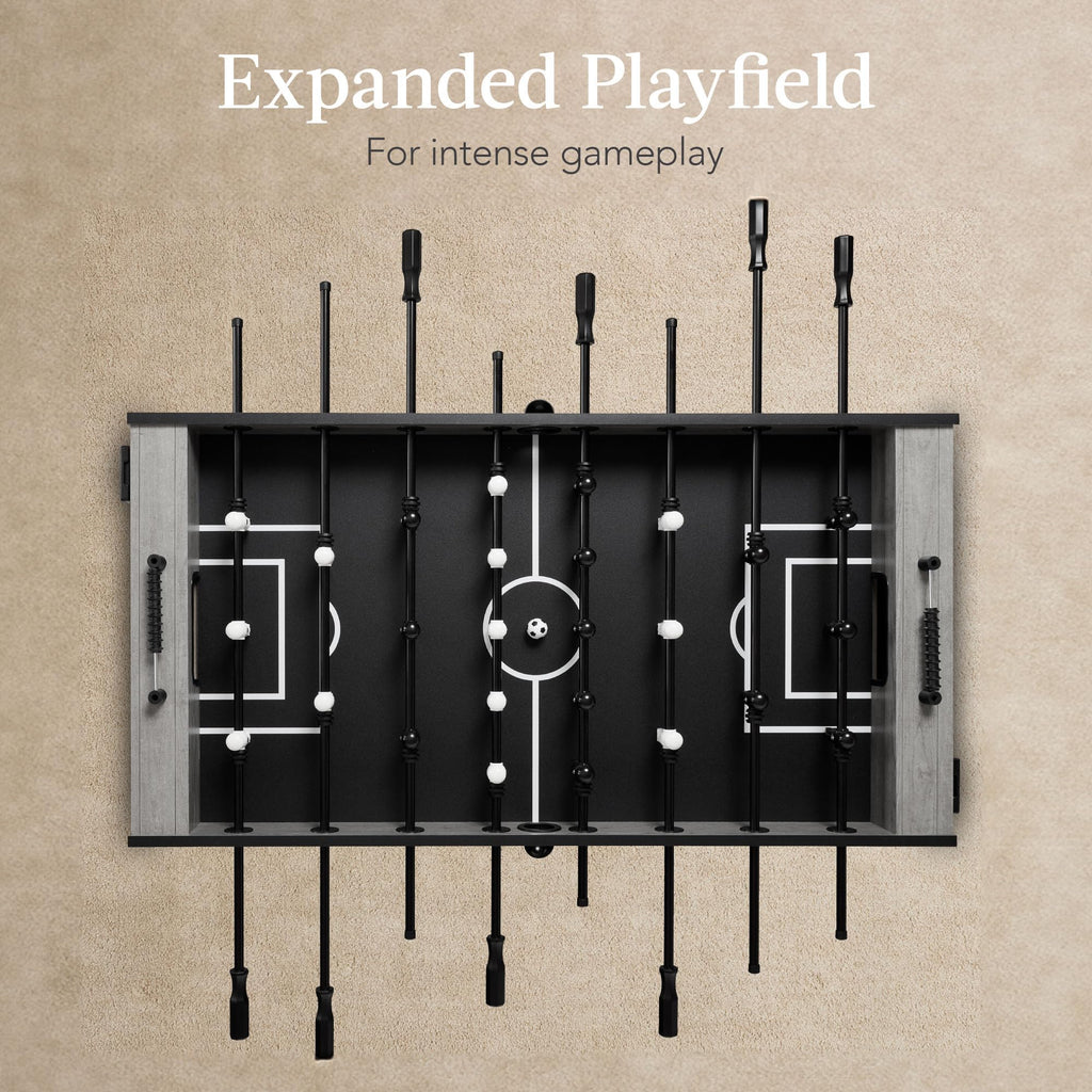 Best Choice Products Full Size 54 Inch Regulation Foosball Table for Home, Game Room - Includes 2 Balls, 2 Cup Holders