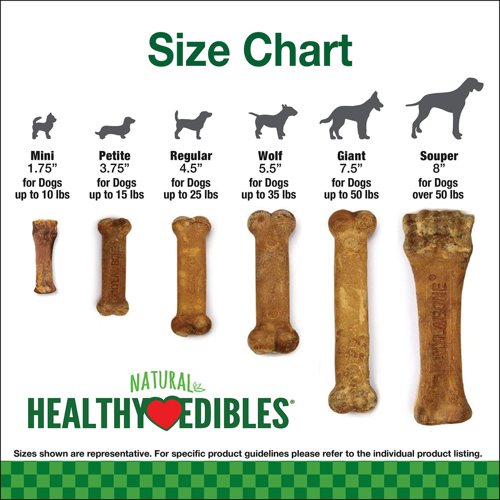 Nylabone Healthy Edibles Natural Dog Chews Long Lasting Bacon Flavor Treats for Dogs, X-Large/Souper (1 Count)