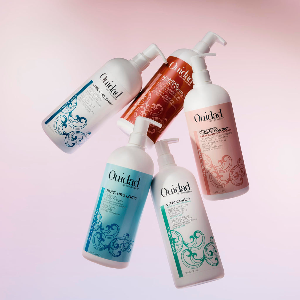 Ouidad Advanced Climate Control Heat & Humidity Gel for Curly Hair – Crunch-Free, Soft Hold Styling Gel, Fights Frizz & Locks In Moisture for Defined Curls, All Curl Types, Sulfate & Silicone-Free
